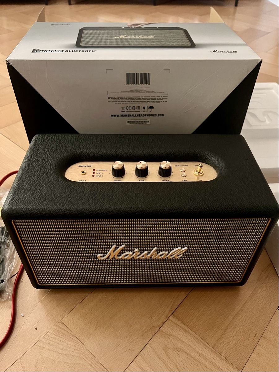Marshall Casse acustiche: Marshall Stanmore Bluetooth Lautsprecher – Usato da Bern venduto da Mark771